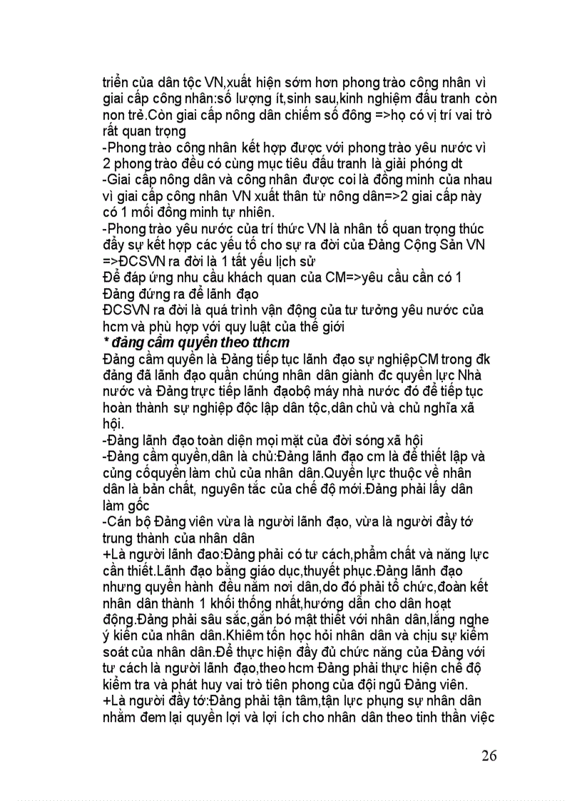 image for page Trả lời các câu hỏi thường gặp trong đề thi tư tưởng Hồ Chí Minh