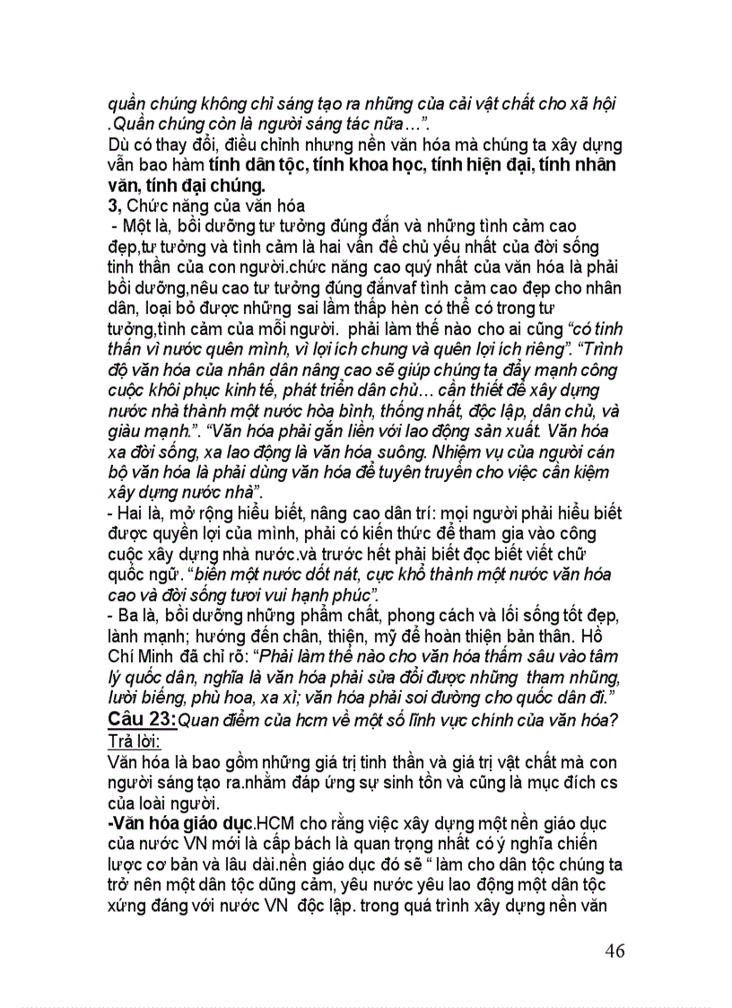 image for page Trả lời các câu hỏi thường gặp trong đề thi tư tưởng Hồ Chí Minh