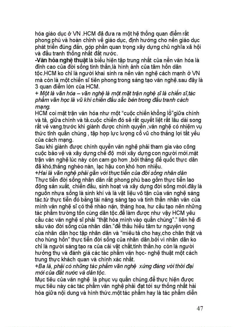 image for page Trả lời các câu hỏi thường gặp trong đề thi tư tưởng Hồ Chí Minh