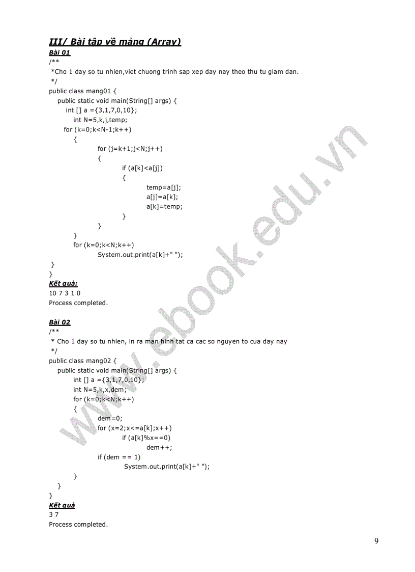 image for page 17 bài tập lập trình java cơ bản cho người mới làm quen yêu cầu bài giải