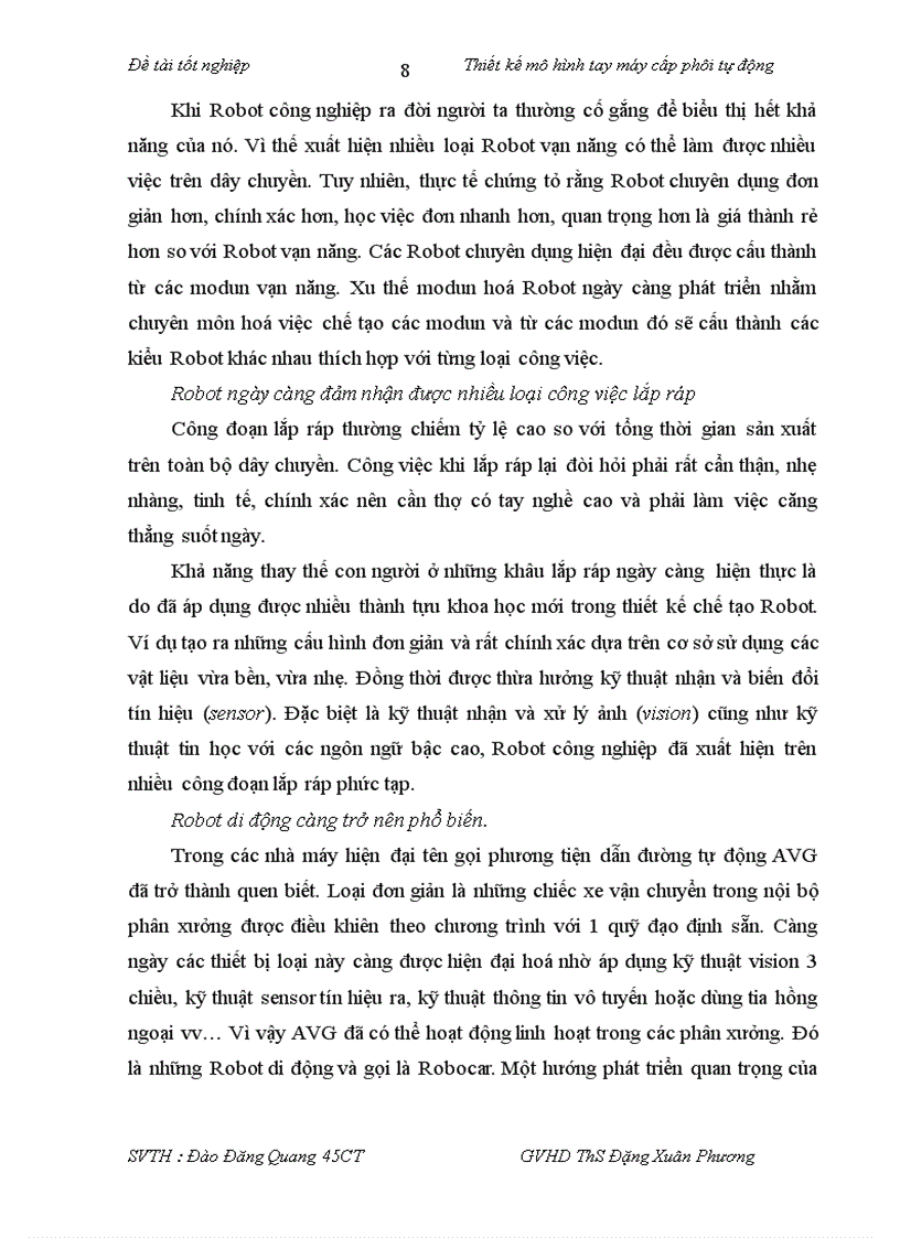 image for page Thiết kế mô hình robot cấp phôi tự động