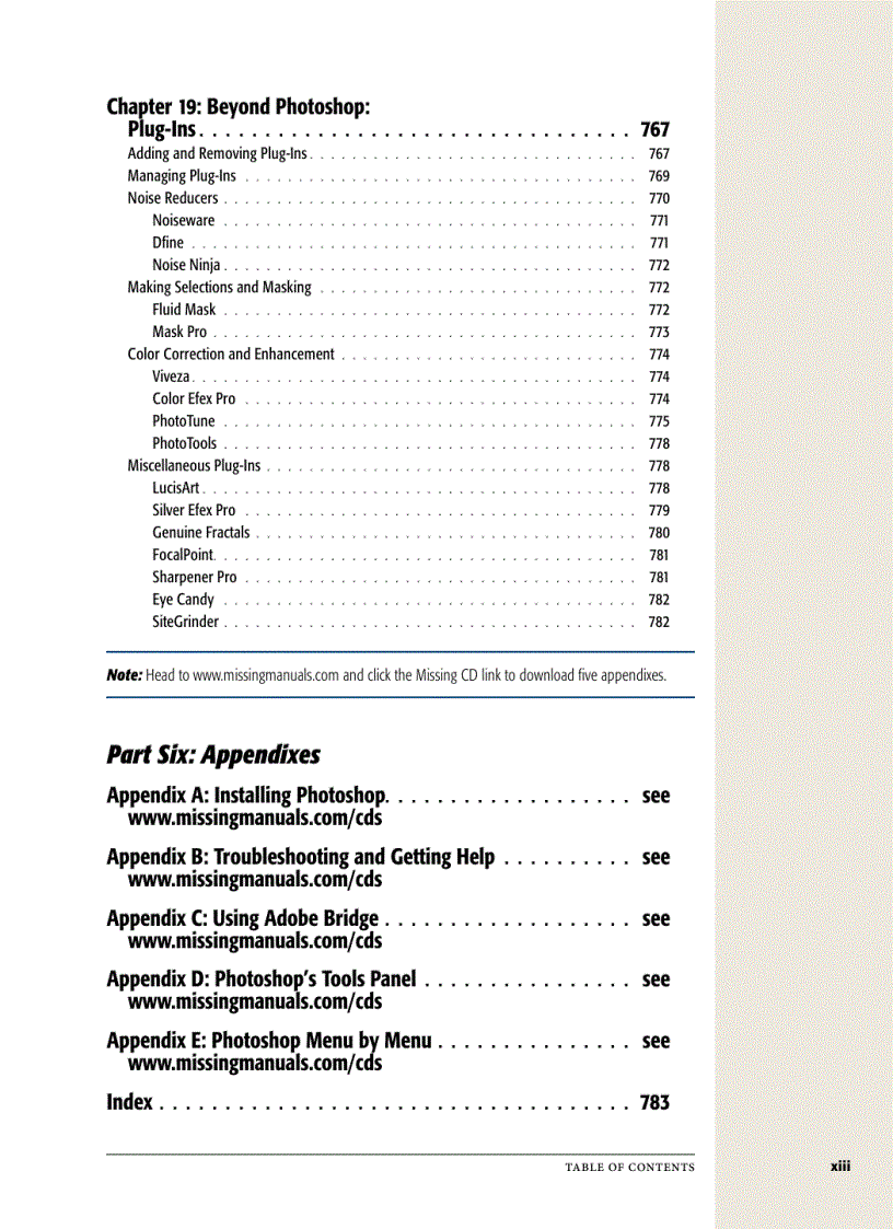 image for page Photoshop CS5 The Missing Manual