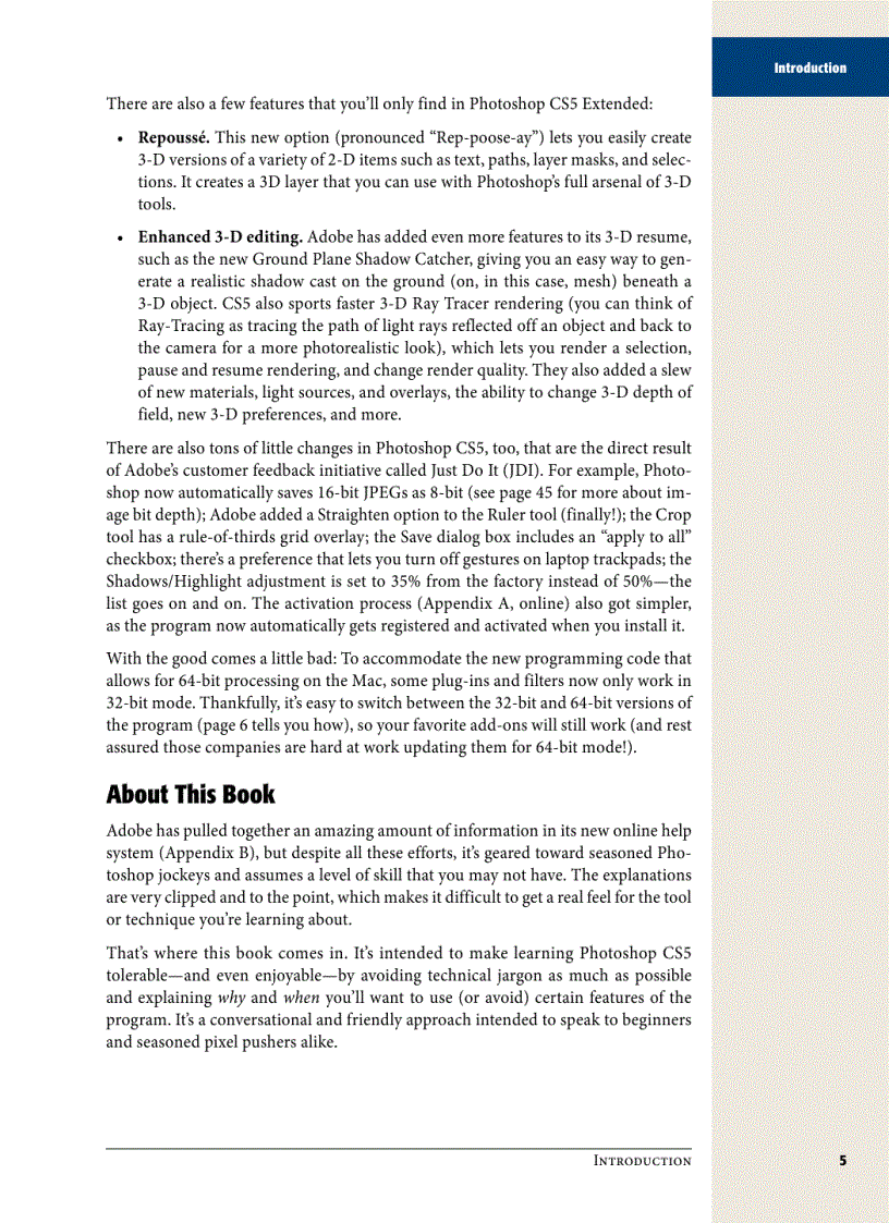image for page Photoshop CS5 The Missing Manual