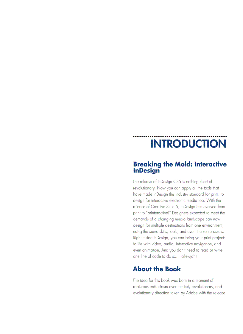 image for page Interactive InDesign CS5 Publisher Focal Press