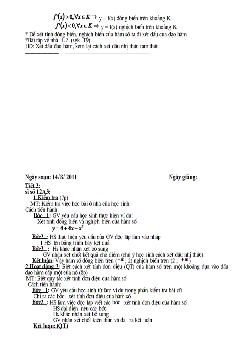 image for page Chủ đề 1 Một số bài toán về đồ thị hàm số 4 tiết