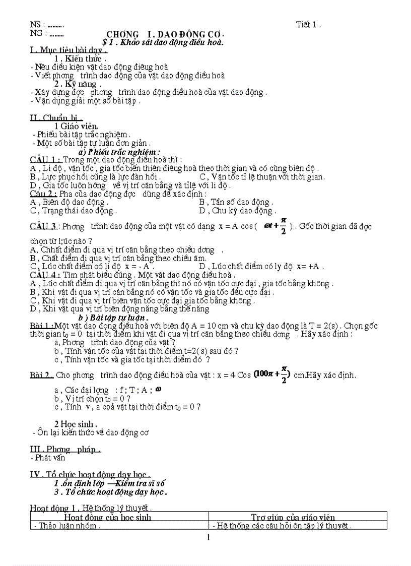 image for page Giáo án tự chọn 12 chuẩn