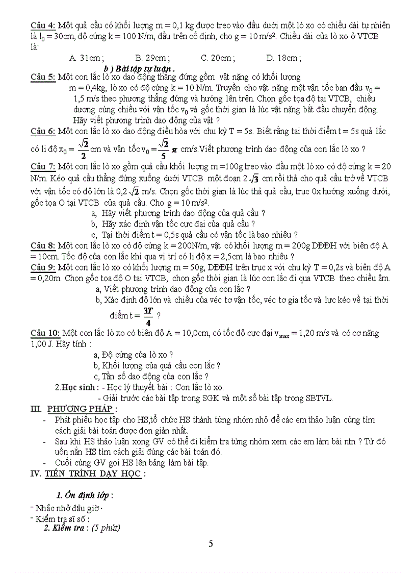 image for page Giáo án tự chọn 12 chuẩn