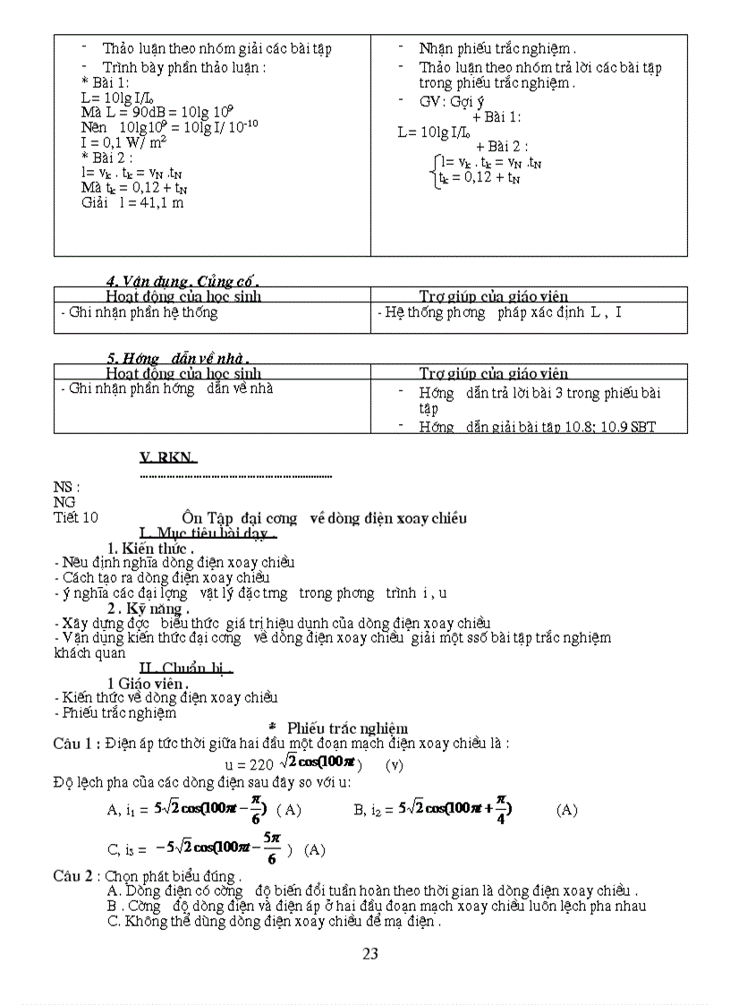 image for page Giáo án tự chọn 12 chuẩn