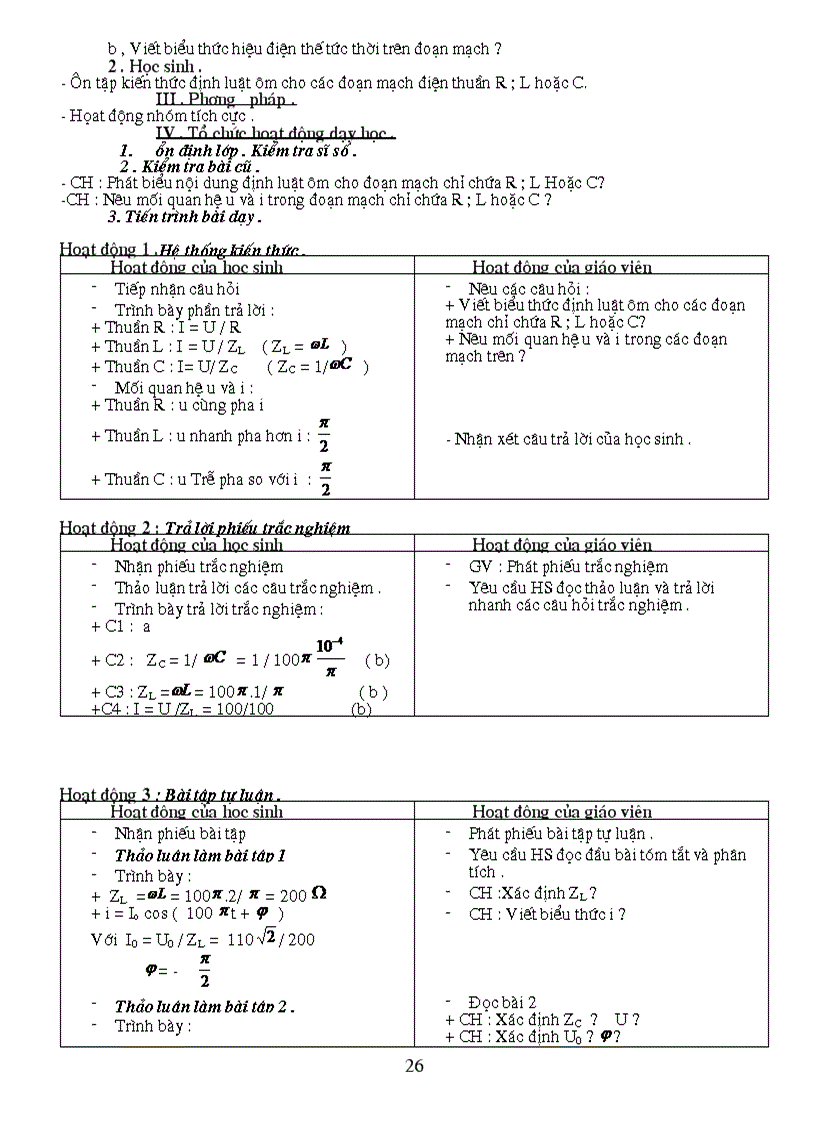 image for page Giáo án tự chọn 12 chuẩn