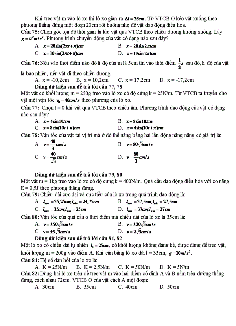 image for page 999 câu hỏi trắc nghiệm lý 12 phấn i