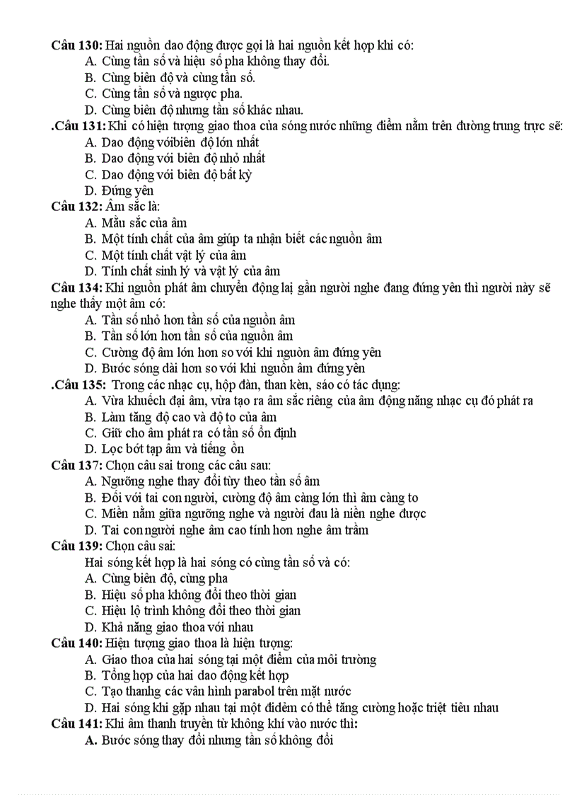 image for page 999 câu hỏi trắc nghiệm lý 12 phấn i