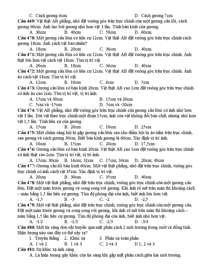 image for page 999 câu hỏi trắc nghiệm lý 12 phấn i