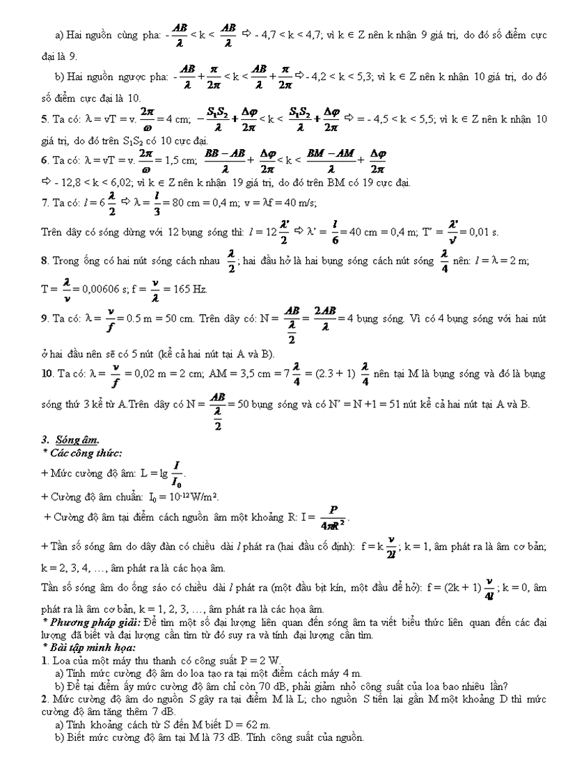 image for page Tài liệu ôn thi 12 Sóng cơ
