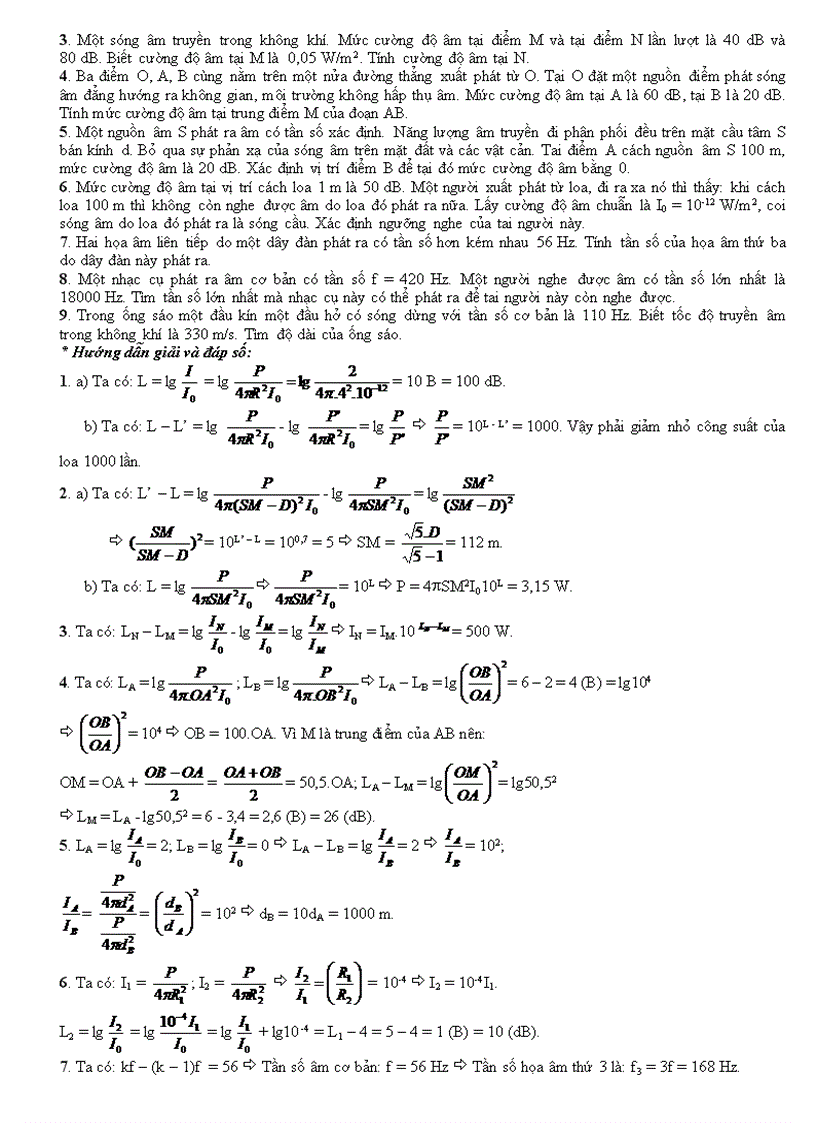 image for page Tài liệu ôn thi 12 Sóng cơ