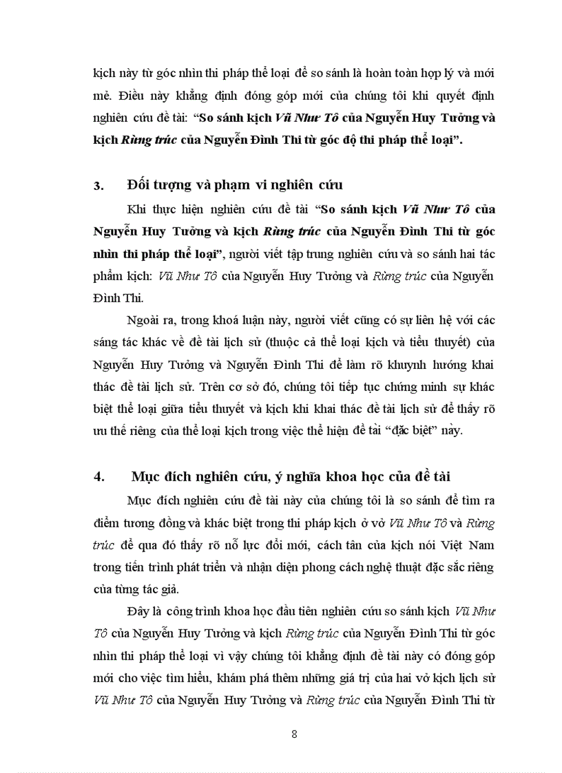 image for page So sánh kịch Vũ Như Tô của Nguyễn Huy Tưởng và kịch Rừng trúc của Nguyễn Đình Thi từ góc nhìn thi pháp thể loại