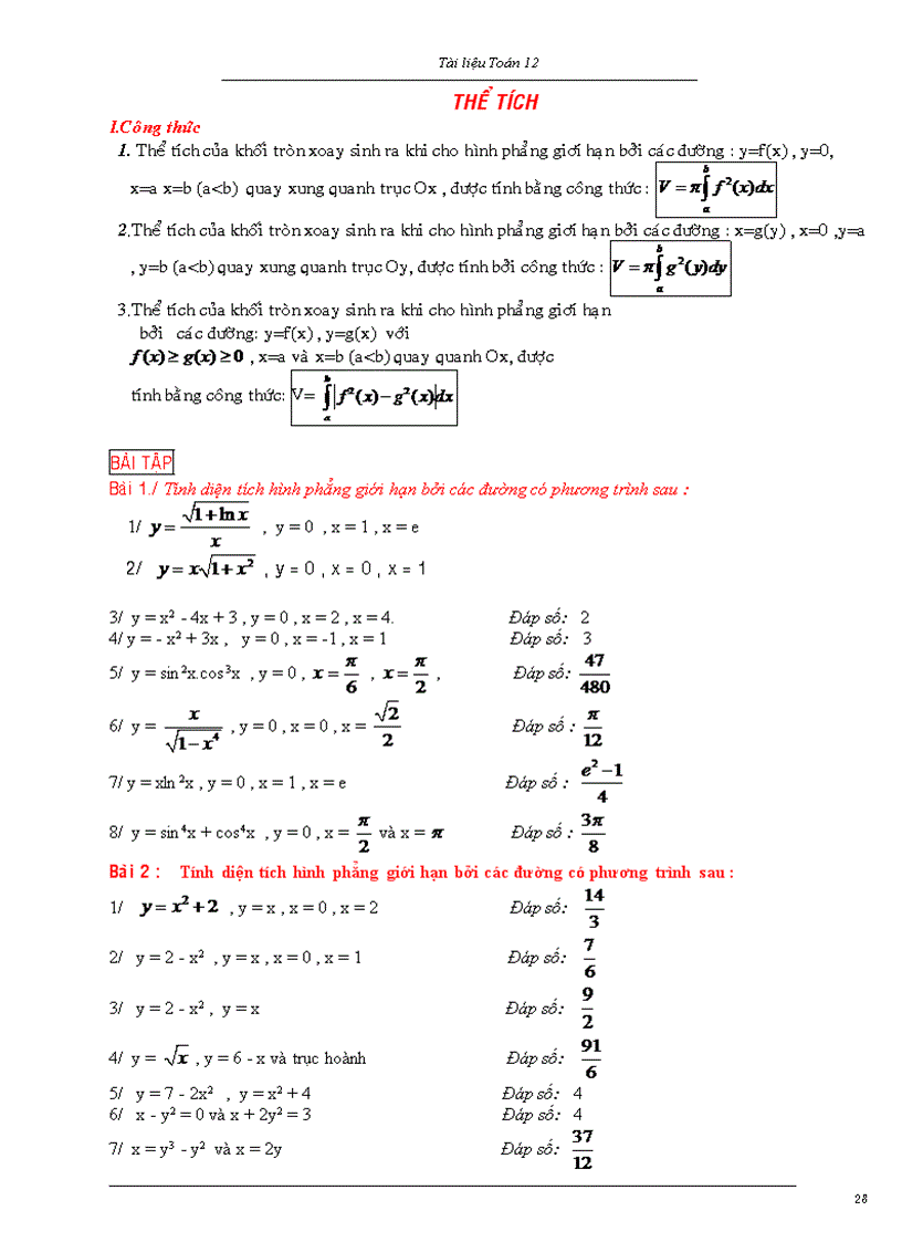 image for page Ôn tập giải tích 12 năm 2011