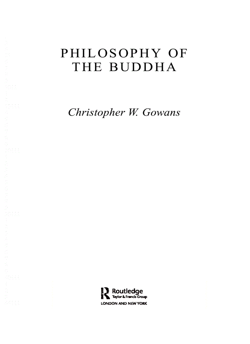 Ebook Philosophy of the Buddha