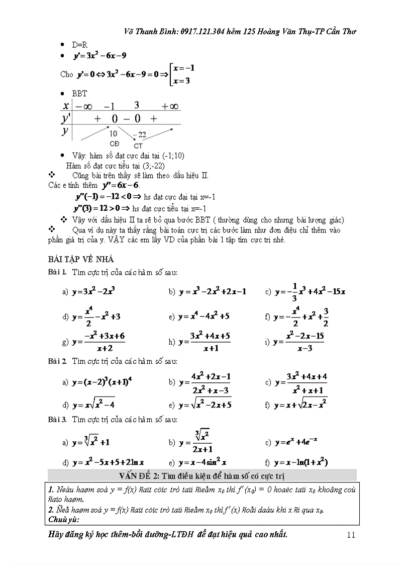 image for page Bài giảng khảo sát hàm số hay