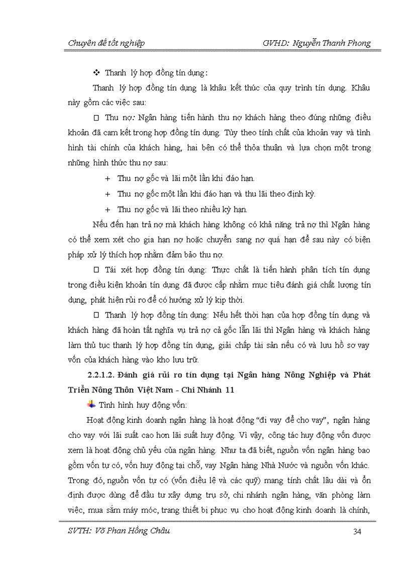 image for page Giải pháp nâng cao hiệu quả quản trị rủi ro tín dụng trong hoạt động tín dụng tại Ngân hàng Nông Nghiệp và Phát Triển Nông Thôn Việt Nam chi nhánh 11