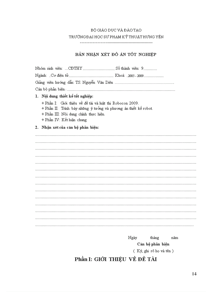 image for page Nghiên cứu thiết kế và chế tạo robot tham gia cuộc thi sáng tạo robocon việt nam năm 2009