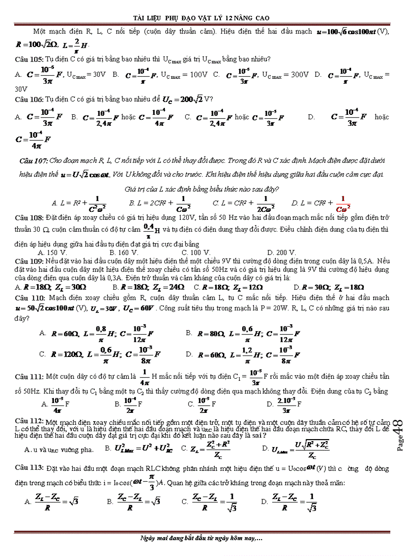 image for page Phụ đạo Vật lý 12 NC