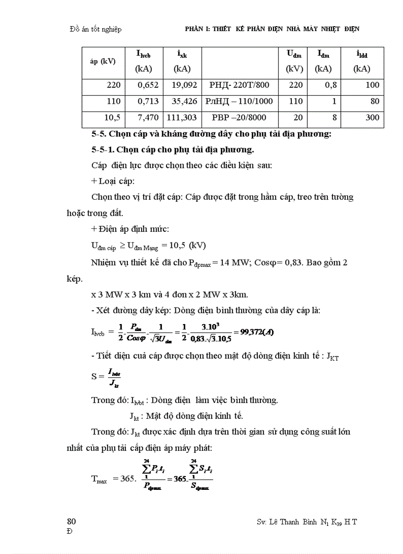 image for page Thiết kế phần điện nhà máy nhiệt điện