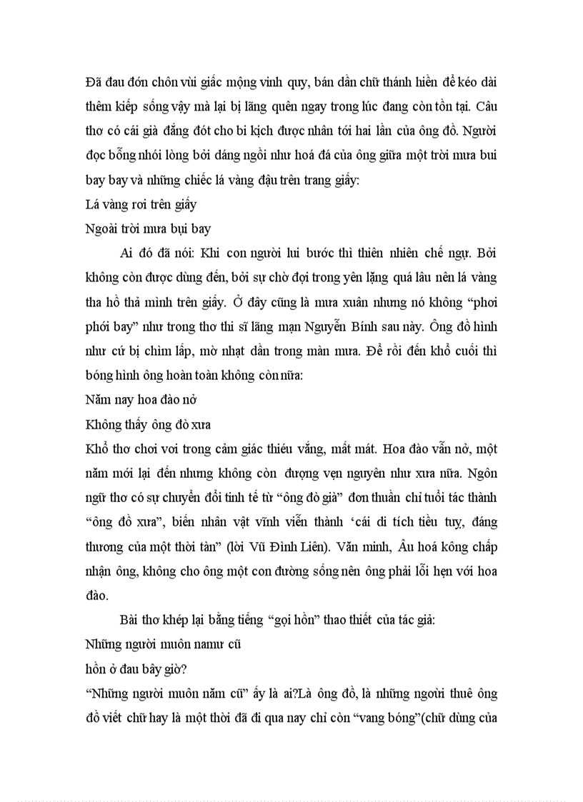 image for page Phân tích bình giảng Ông đồ