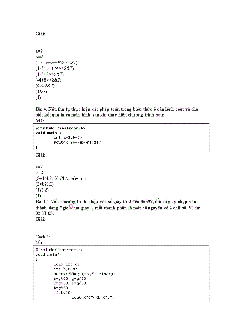image for page Đáp án các bài tập C 1
