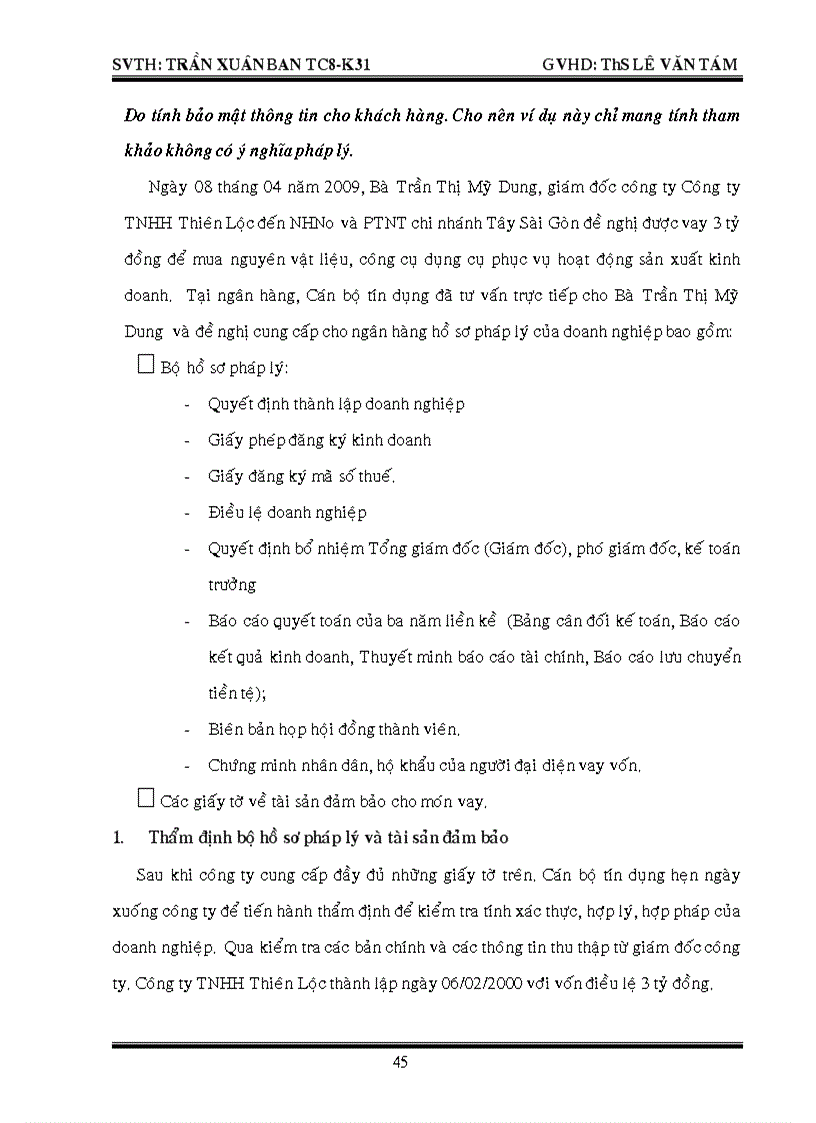 image for page Quy trình nghiệp vụ tín dụng doanh nghiệp tại NHNo PTNT chin hánh Tây Sài Gòn