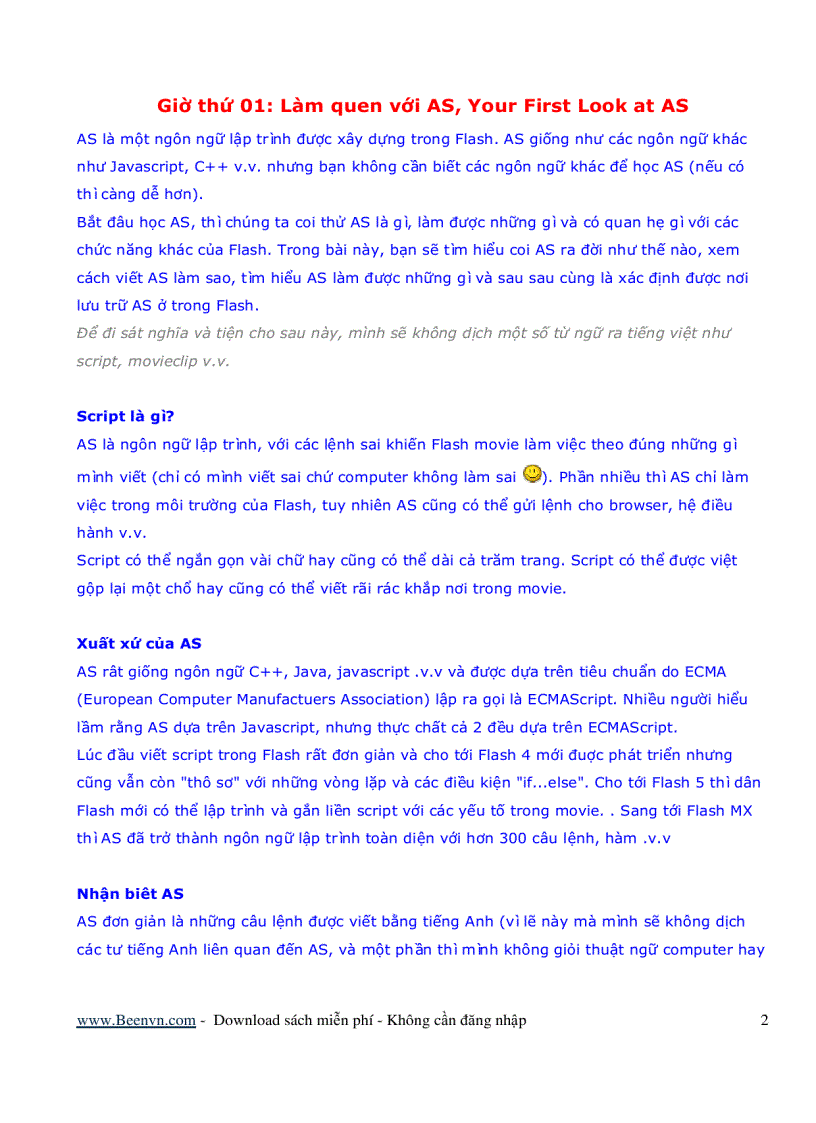 image for page 24 giờ học lập trình Action Script trong Flash