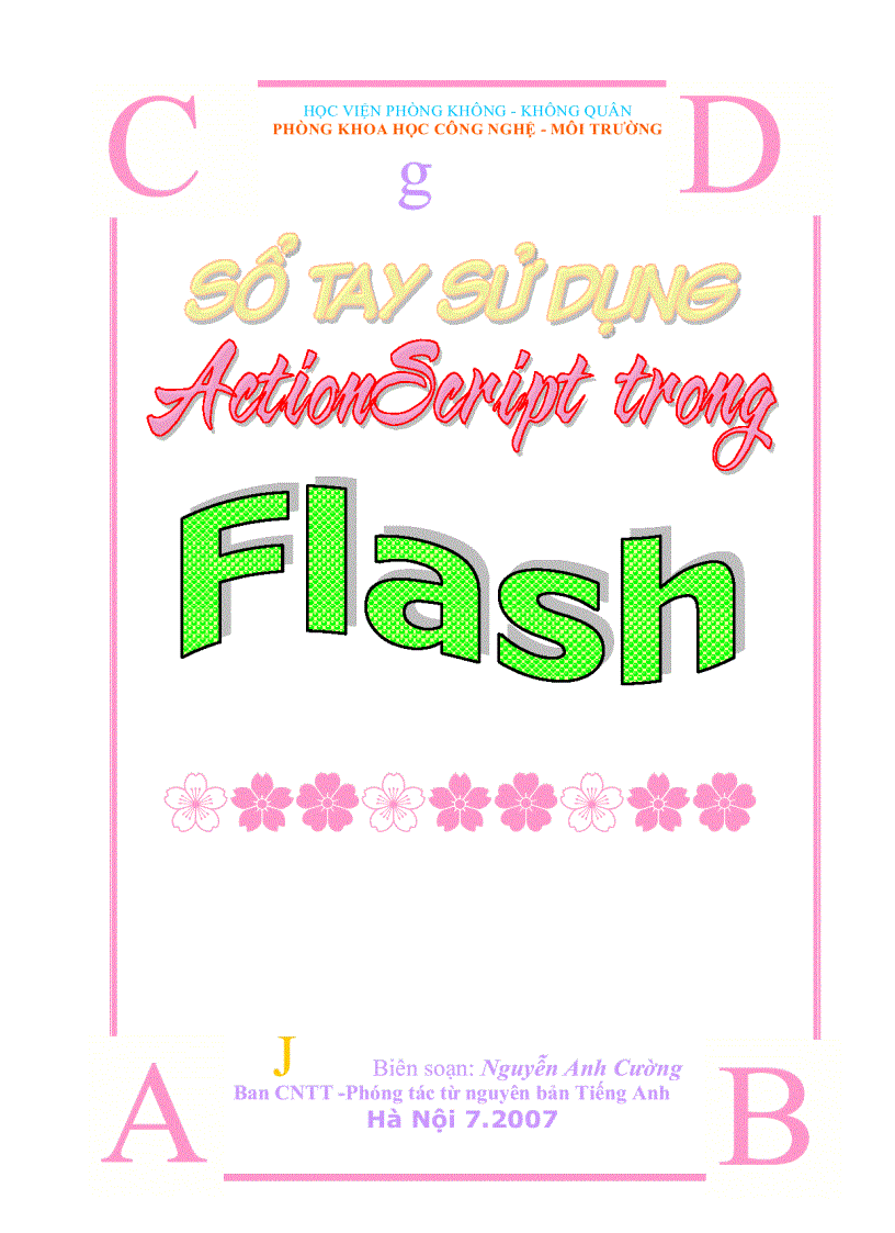 Giáo trình học ActionScript cho FlashMX Tiếng Việt