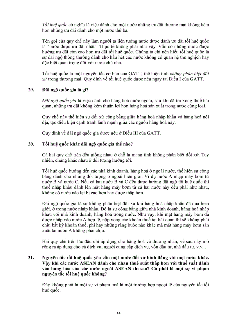 image for page Những câu hỏi thường gặp về WTO