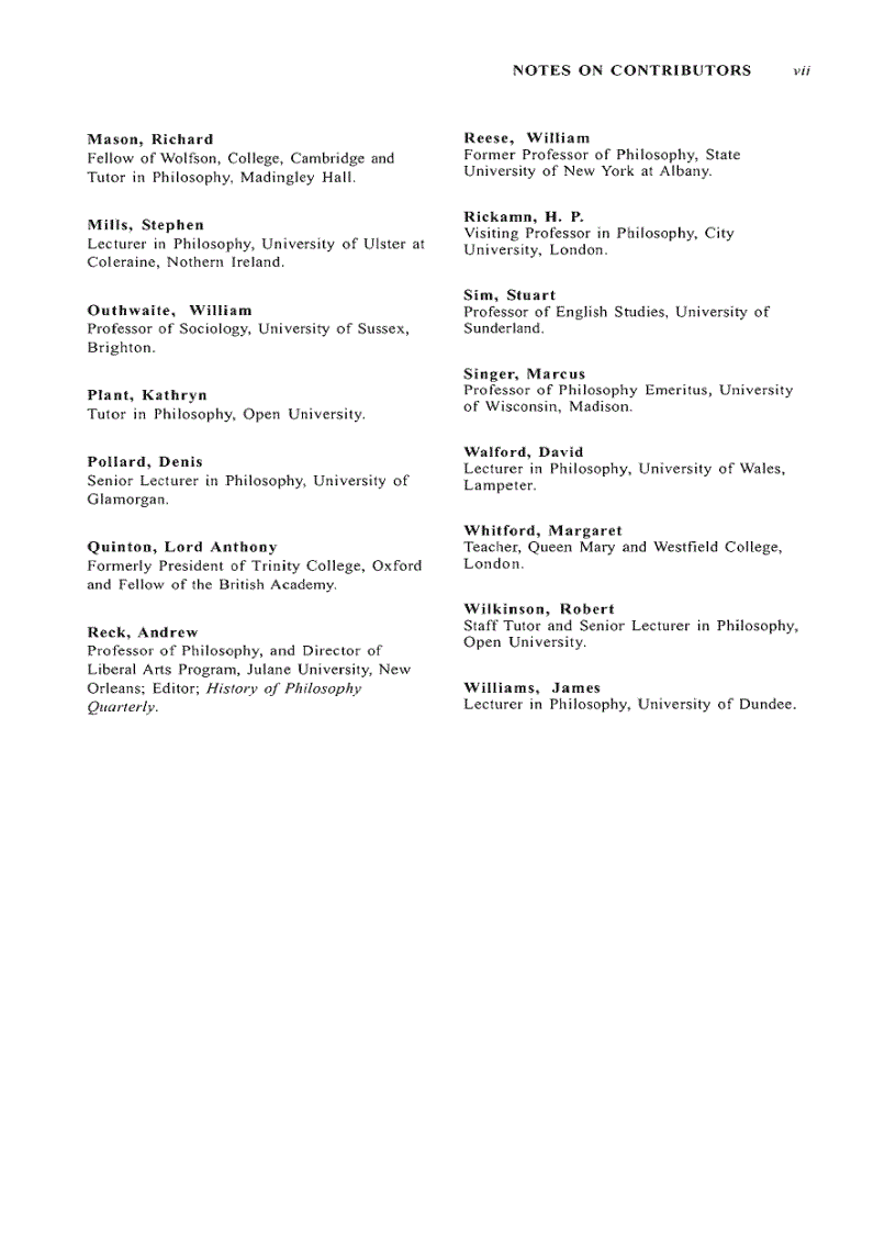 image for page Ebook One Hundred Twentieth Century Philosophers