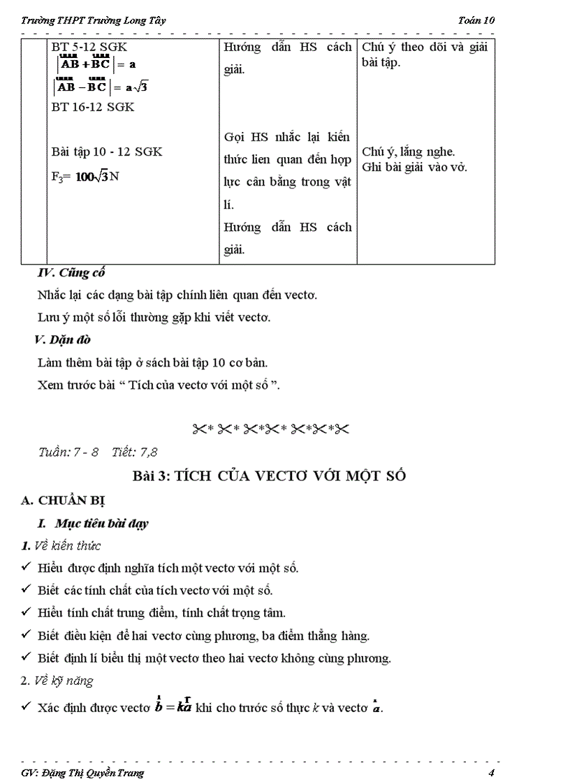 image for page Tổng và hiệu của hai vectơ