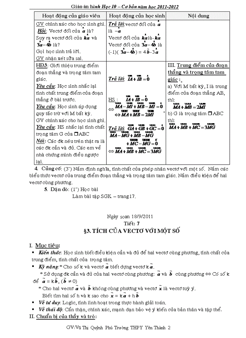 image for page Giáo án hình học cơ bản 10 năm 2011 2012