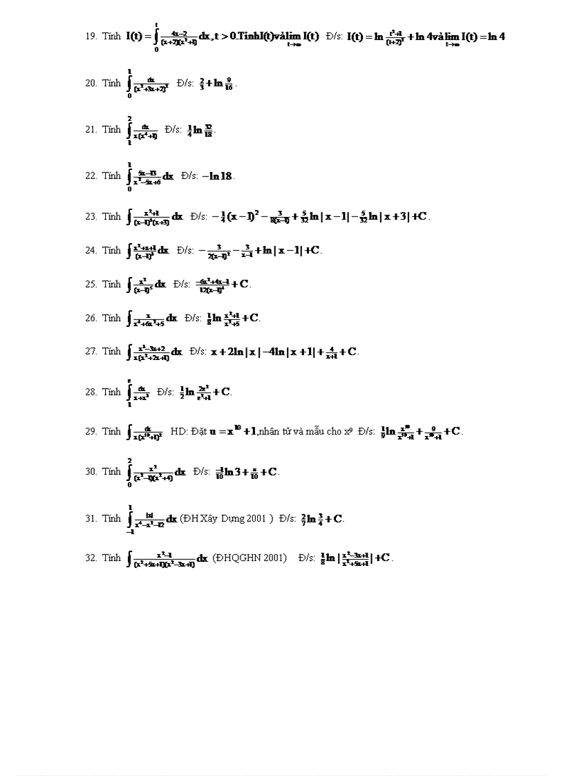 image for page Tích phân hàm hữu tỉ
