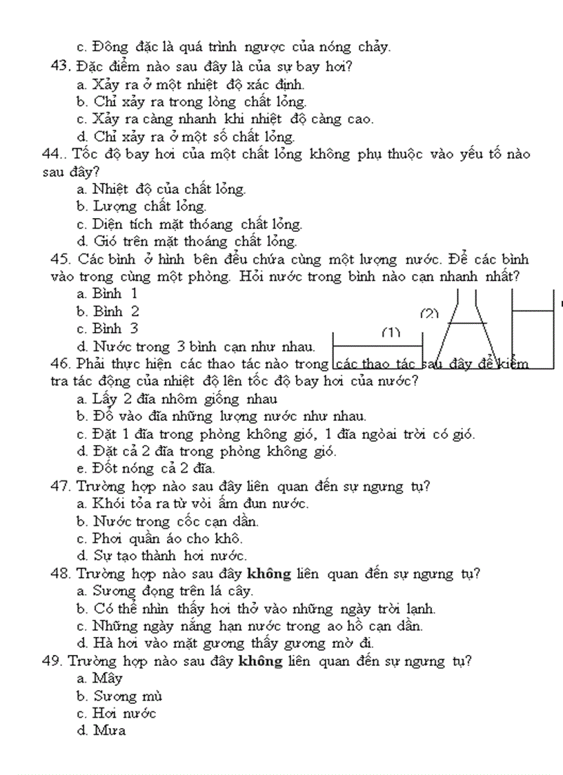 image for page Trắc nghiệm Vật lý 6 50 câu