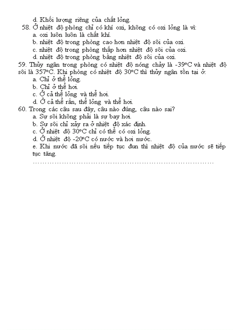 image for page Trắc nghiệm Vật lý 6 50 câu