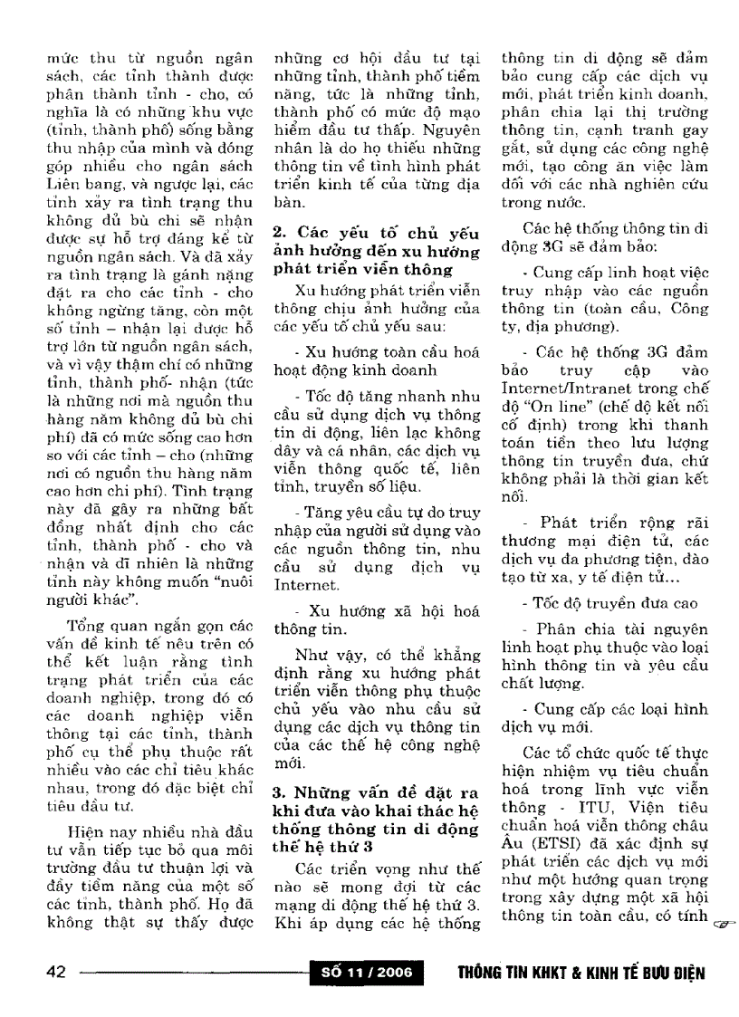 image for page Các quan điểm kinh tế cơ bản của các nhà khai thác di động của CHLB Nga