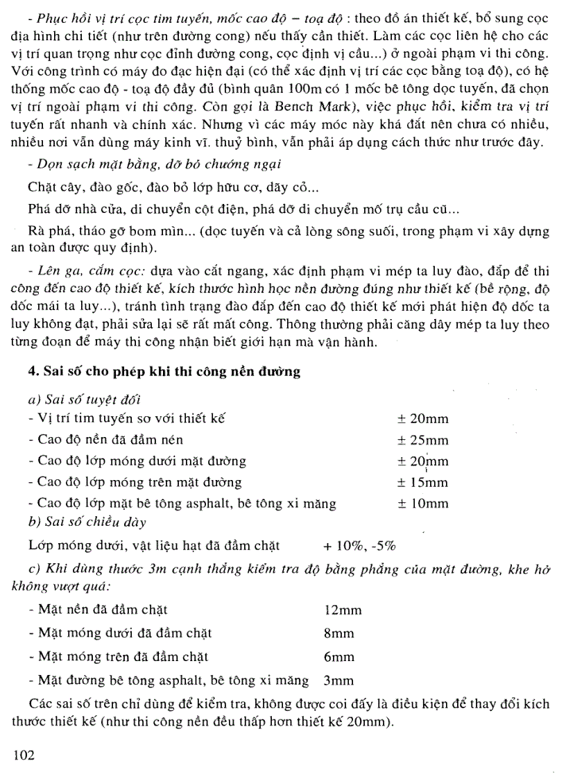 image for page Thi công đường ô tô Chương 3