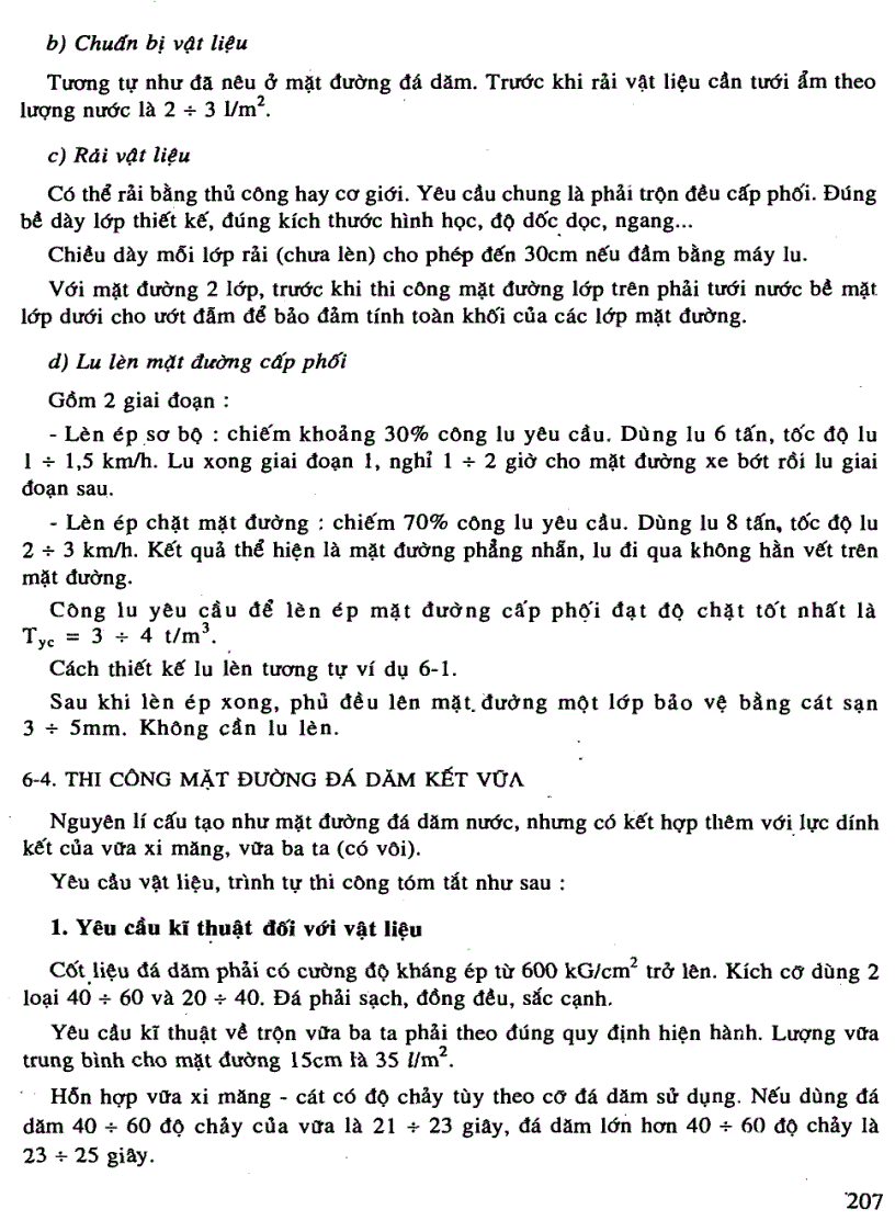 image for page Thi công đường ô tô Chương 6