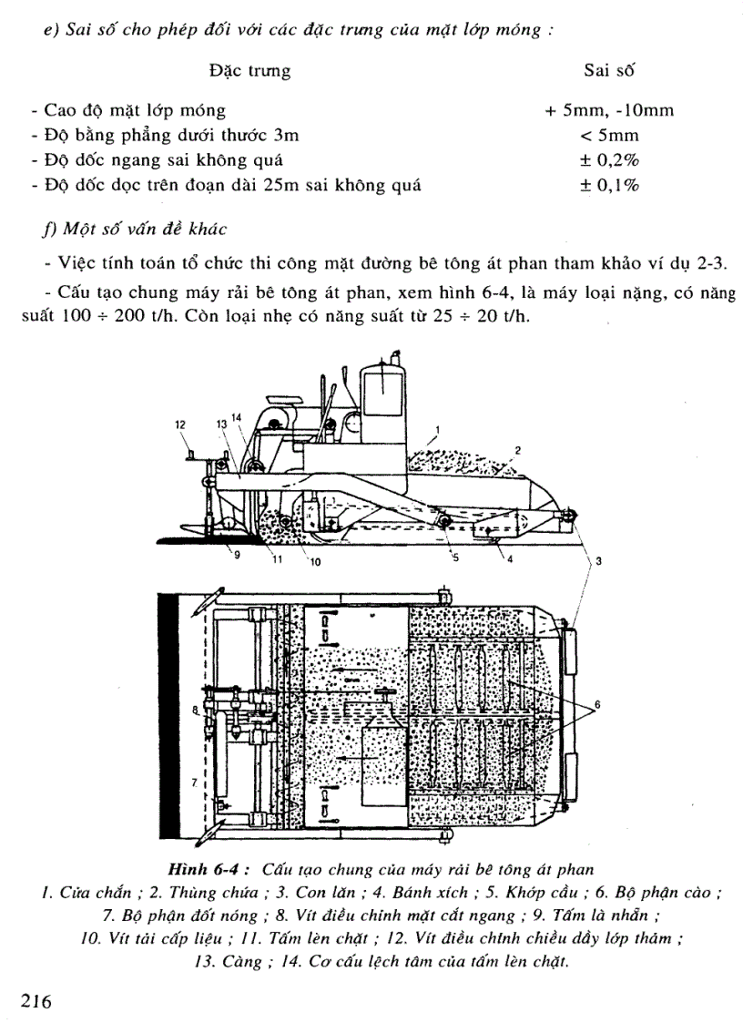 image for page Thi công đường ô tô Chương 6