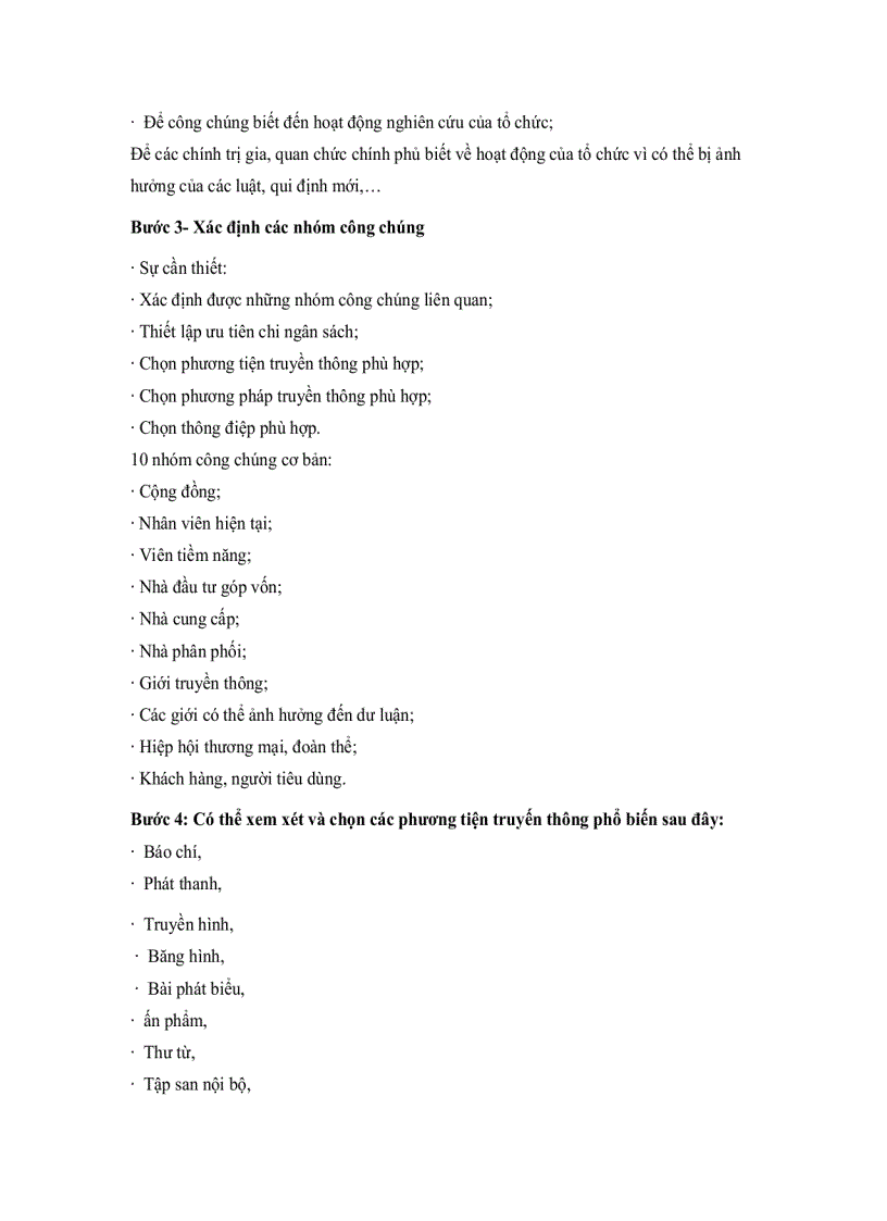 image for page Lập Kế Hoạch PR Trong 1 Ngày