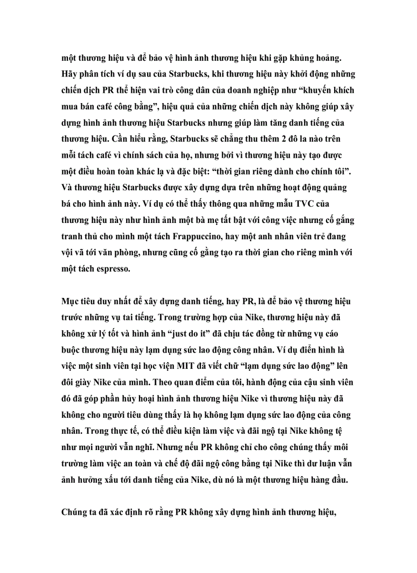 image for page Vai trò thực sự của PR trong xây dựng thương hiệu