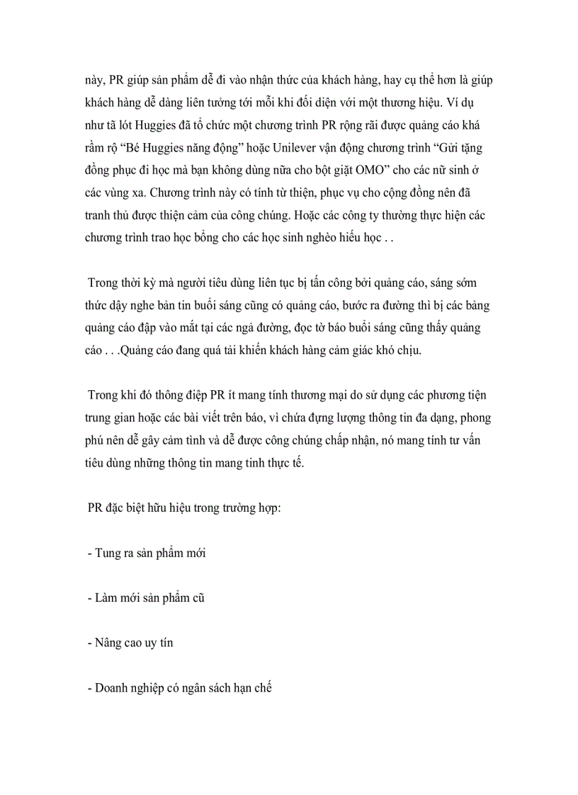 image for page Vai trò của PR trong việc xây dựng quảng bá thương hiệu