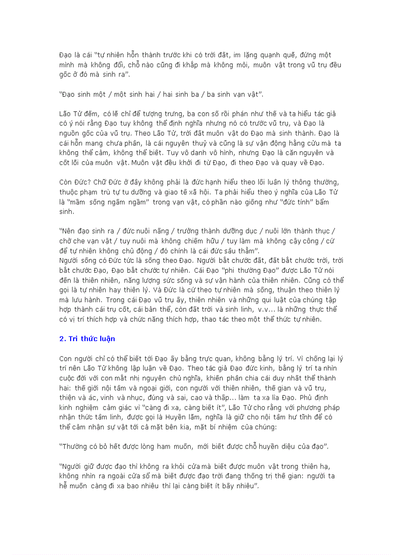 image for page Ðôi nét về Ðạo đức kinh của Lão Tử