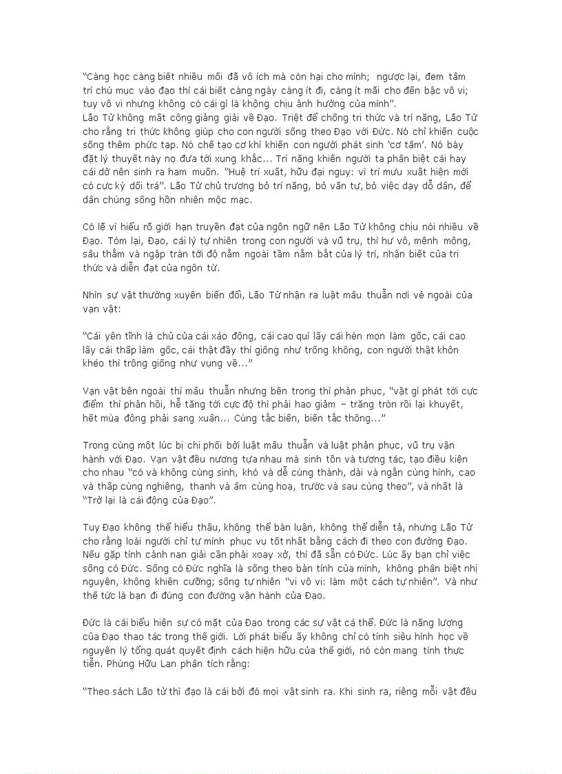 image for page Ðôi nét về Ðạo đức kinh của Lão Tử