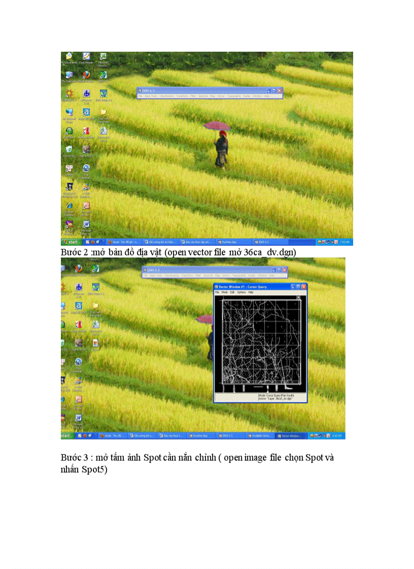 image for page Sử dụng phần mềm envi nắn chỉnh ảnh Spot5