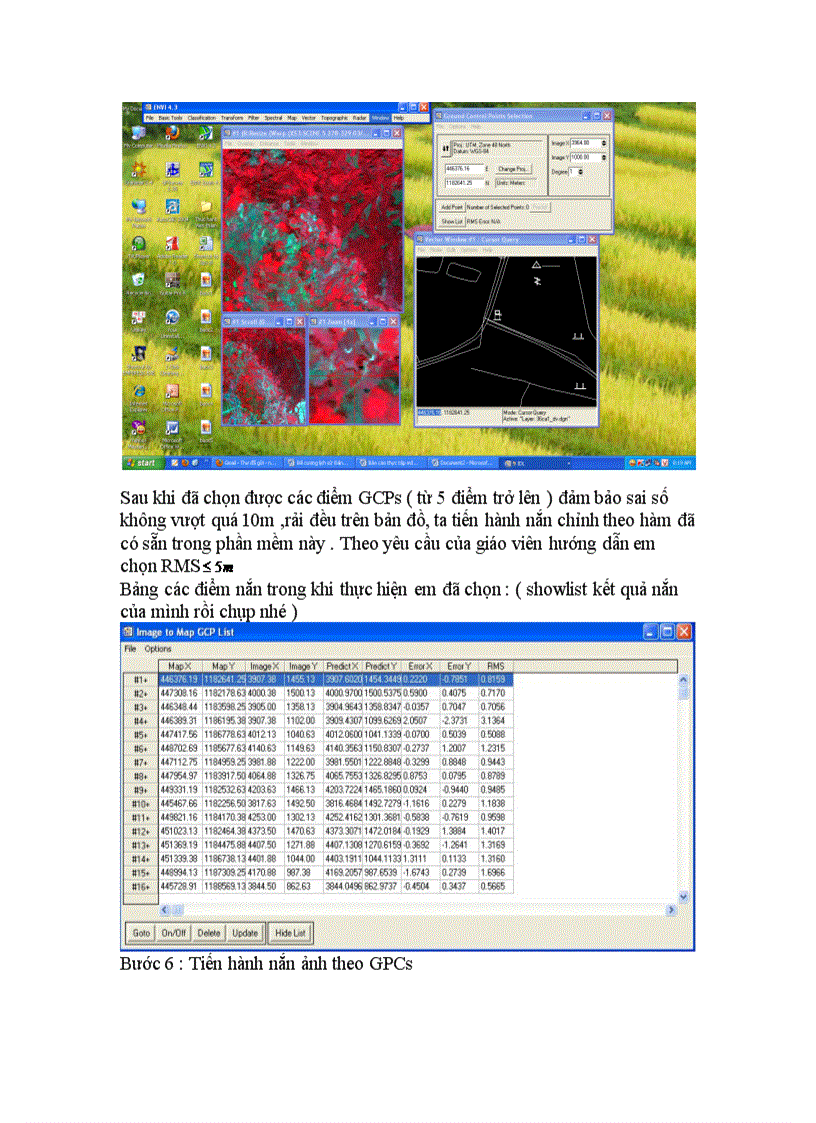 image for page Sử dụng phần mềm envi nắn chỉnh ảnh Spot5
