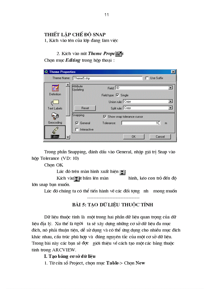 image for page Bài giảng Arcview